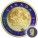 Canada LUNAR SURFACE Canadian Maple Leaf series THEMATIC DESIGN $5 Silver Coin 2017 Gold plated moon 1 oz